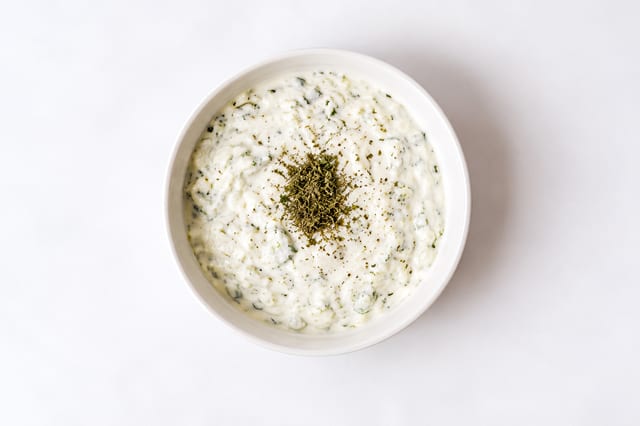 Cucumber Yogurt.