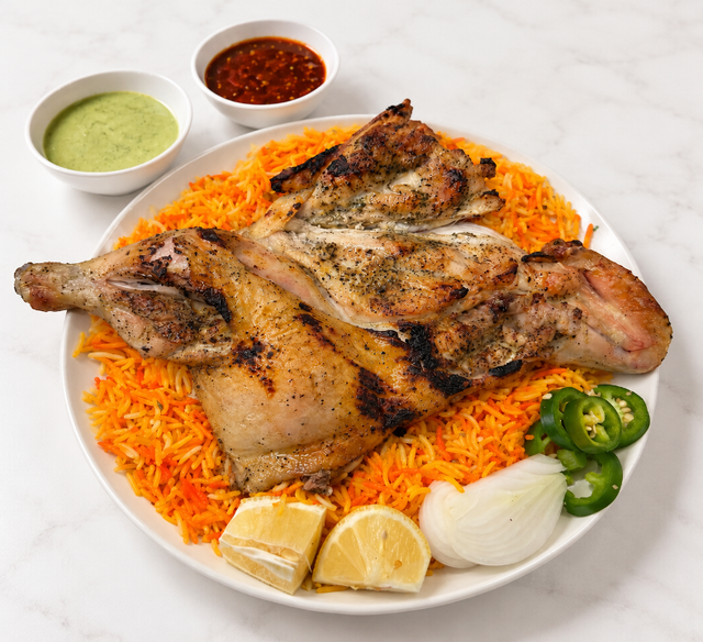 Madhbi- Grilled Chicken.