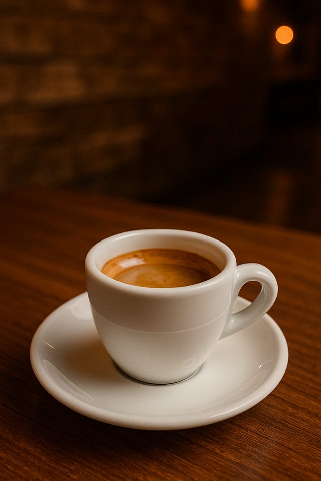 Espresso Coffee.