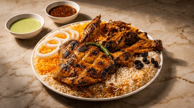 Madhbi (Grilled Chicken).