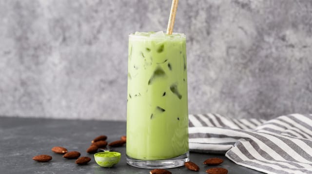 Iced Matcha Latte.