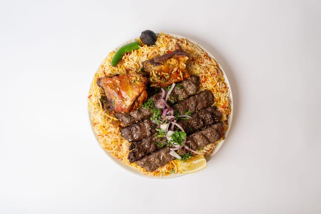 Lamb Mandi & Beef Koobideh.