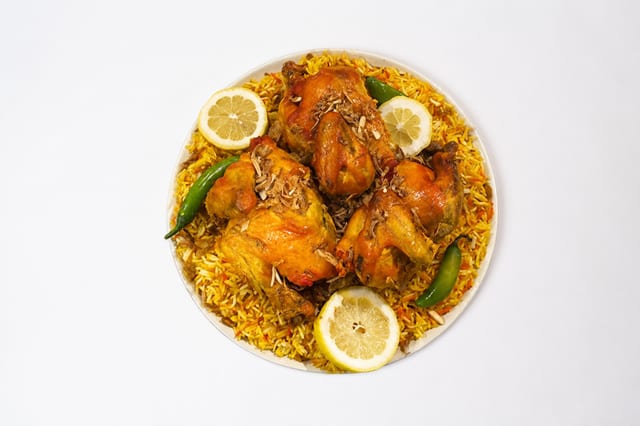 3 Chicken Halves Mandi.