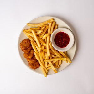 chicken nuggets(4 apices)